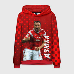 Толстовка-худи мужская Дзюба, цвет: 3D-красный