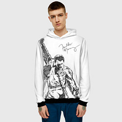 Толстовка-худи мужская Freddie Mercury, цвет: 3D-черный — фото 2