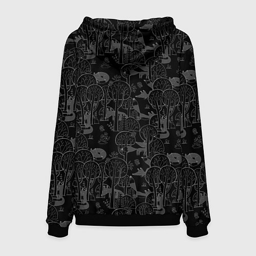 Мужская толстовка Пойло есть? Наливай! / 3D-Черный – фото 2