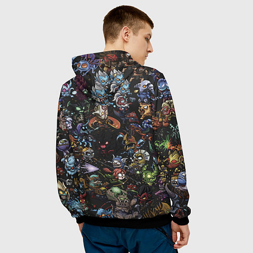 Мужская толстовка Heros Dota 2 / 3D-Черный – фото 4