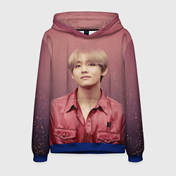 Толстовка-худи мужская BTS, цвет: 3D-синий