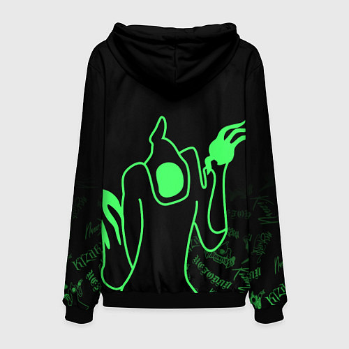 Мужская толстовка HAUNTED FAMILY / 3D-Черный – фото 2