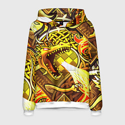 Толстовка-худи мужская CS GO DRAGON LORE, цвет: 3D-белый