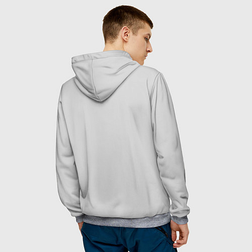 Мужская толстовка Inception / 3D-Меланж – фото 4