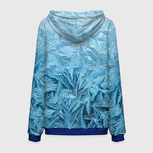 Мужская толстовка Иней / 3D-Синий – фото 2