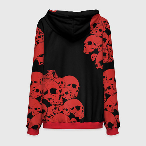 Мужская толстовка Horror / 3D-Красный – фото 2