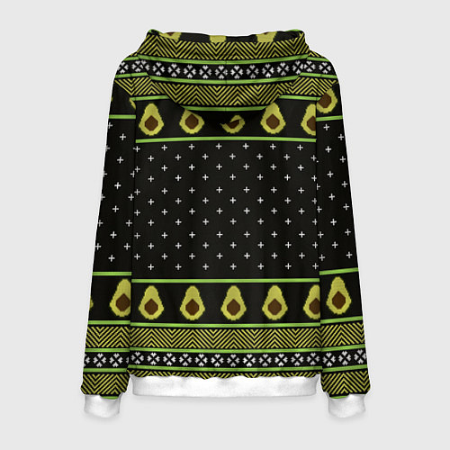 Мужская толстовка Avo christmas / 3D-Белый – фото 2