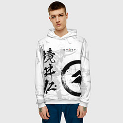 Толстовка-худи мужская Ghost of Tsushima, цвет: 3D-белый — фото 2