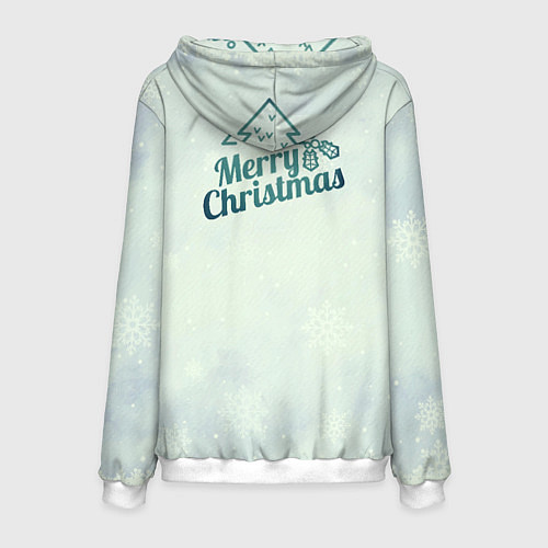 Мужская толстовка Хо! / 3D-Белый – фото 2