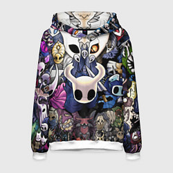 Толстовка-худи мужская HOLLOW KNIGHT, цвет: 3D-белый