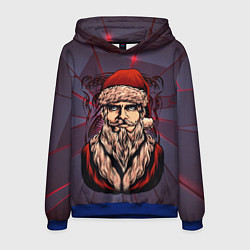 Толстовка-худи мужская Santa Bad, цвет: 3D-синий