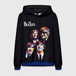 Толстовка-худи мужская The Beatles, цвет: 3D-синий