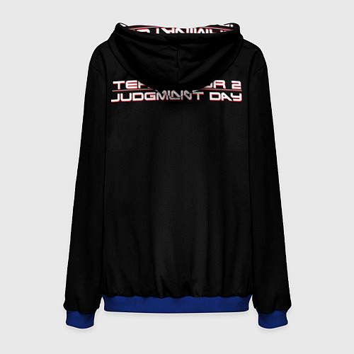 Мужская толстовка T800 / 3D-Синий – фото 2