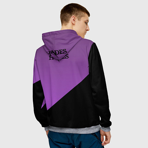 Мужская толстовка Hades - Дионис / 3D-Меланж – фото 4