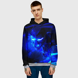 Толстовка-худи мужская Валорант, цвет: 3D-меланж — фото 2