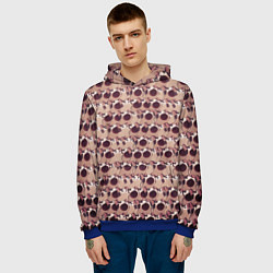 Толстовка-худи мужская PoP PoP PoP PoP PoP PoP PoP, цвет: 3D-синий — фото 2