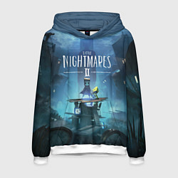 Толстовка-худи мужская Little Nightmares 2, цвет: 3D-белый