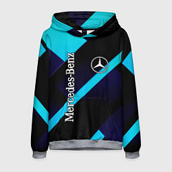 Толстовка-худи мужская Mercedes Benz, цвет: 3D-меланж