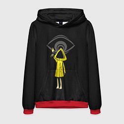 Толстовка-худи мужская Little Nightmares 2, цвет: 3D-красный