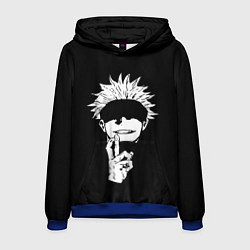 Толстовка-худи мужская Магическая Битва, цвет: 3D-синий