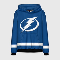 Толстовка-худи мужская Тампа-Бэй Лайтнинг Форма1, цвет: 3D-черный