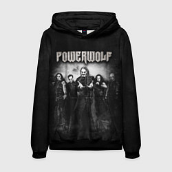 Толстовка-худи мужская Powerwolf, цвет: 3D-черный