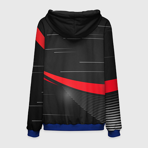 Мужская толстовка TESLA ABSTRACT ТЕСЛА СПОРТ / 3D-Синий – фото 2