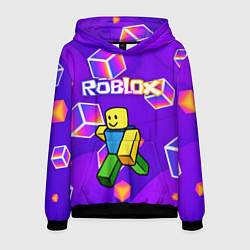 Толстовка-худи мужская ROBLOX КУБЫ, цвет: 3D-черный