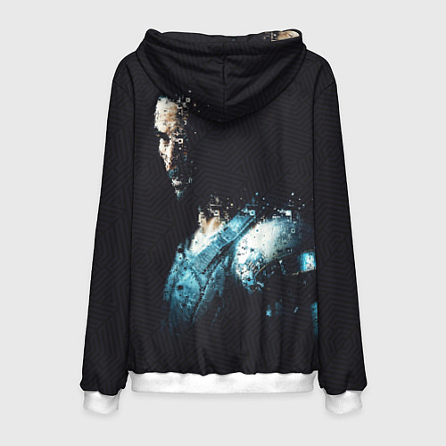 Мужская толстовка Samurai Never Fade Away / 3D-Белый – фото 2