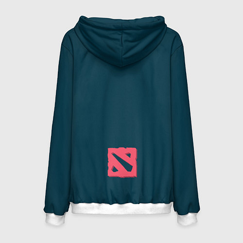 Мужская толстовка Night Crawler Dota 2 / 3D-Белый – фото 2