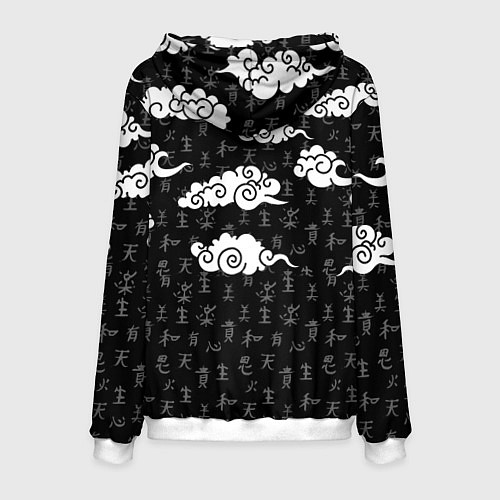 Мужская толстовка КЛИНОК, РАССЕКАЮЩИЙ ДЕМОНОВ / 3D-Белый – фото 2