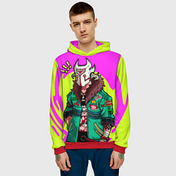 Толстовка-худи мужская Джагер Dota 2, цвет: 3D-красный — фото 2