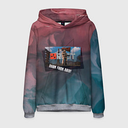 Толстовка-худи мужская RUST ROAM FARM RAID РАСТ, цвет: 3D-меланж