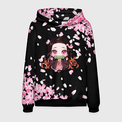 Толстовка-худи мужская NEZUKO НЕЗУКО, цвет: 3D-черный