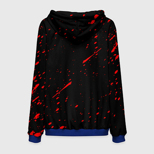 Мужская толстовка ЧЕРНЫЙ КЛЕВЕР АНИМЕ, / 3D-Синий – фото 2