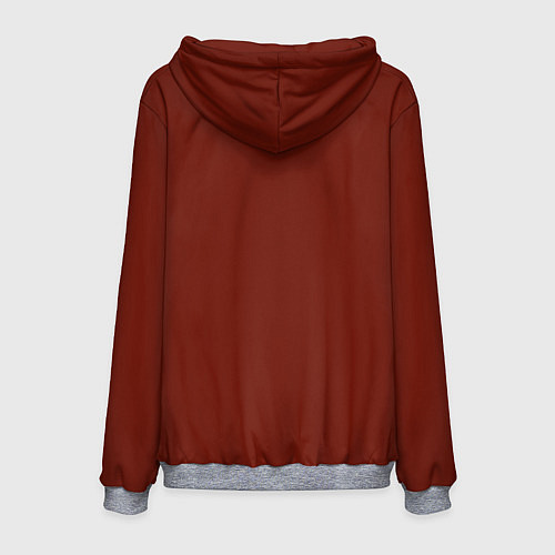 Мужская толстовка Русский медведь в очках / 3D-Меланж – фото 2