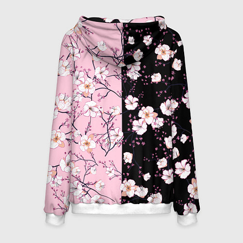 Мужская толстовка САКУРА SAKURA ВИШНЯ / 3D-Белый – фото 2