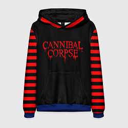 Толстовка-худи мужская Cannibal Corpse, цвет: 3D-синий