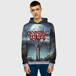 Толстовка-худи мужская CANNIBAL CORPSE, цвет: 3D-меланж — фото 2