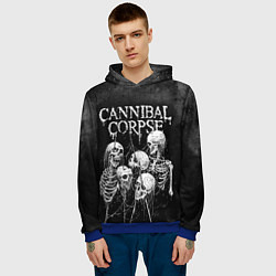 Толстовка-худи мужская Cannibal Corpse, цвет: 3D-синий — фото 2