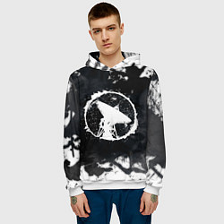 Толстовка-худи мужская ГРОТ, цвет: 3D-белый — фото 2