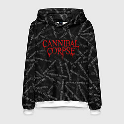 Толстовка-худи мужская Cannibal Corpse Songs Z, цвет: 3D-белый