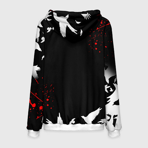 Мужская толстовка HAIKYU ВОЛЕЙБОЛ / 3D-Белый – фото 2