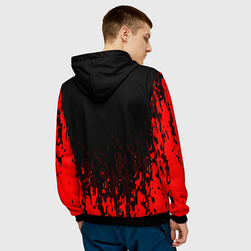 Мужская толстовка BERSERK / 3D-Черный – фото 4