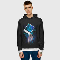 Толстовка-худи мужская Life Is Strange, цвет: 3D-белый — фото 2