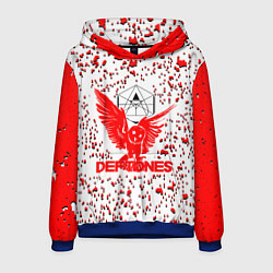 Толстовка-худи мужская Deftones, цвет: 3D-синий