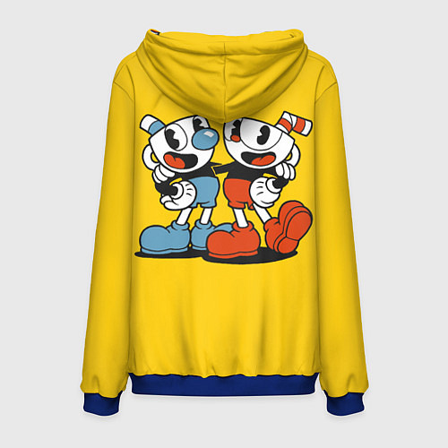 Мужская толстовка CUPHEAD / 3D-Синий – фото 2