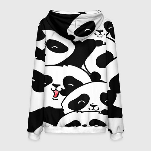 Мужская толстовка Панды / 3D-Белый – фото 2