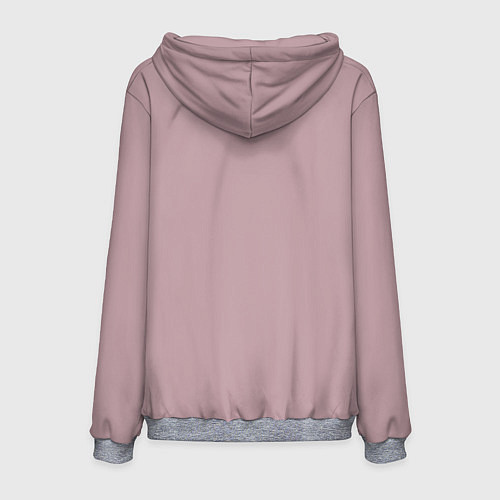 Мужская толстовка No drama llama / 3D-Меланж – фото 2