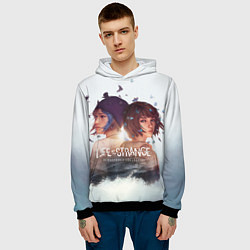 Толстовка-худи мужская Life is strange Remaster, цвет: 3D-черный — фото 2